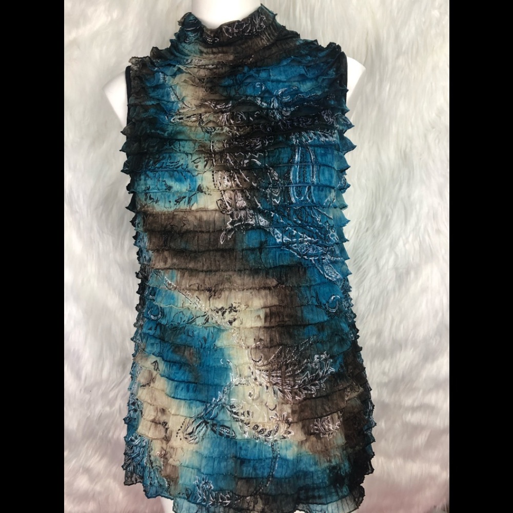 Cocomo Blouse High Collar Blouse